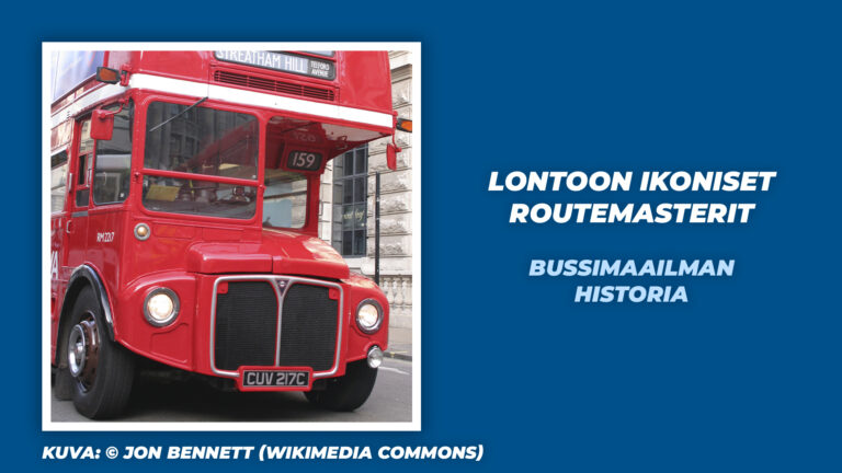 AEC Routemaster | Ikonisten Lontoon kakskerrosbussien tarina