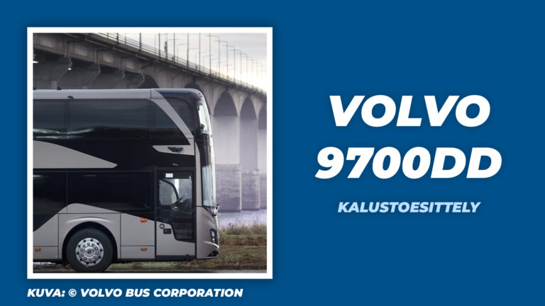 Minkälainen on VOLVO 9700DD-kaksikerrosbussi?