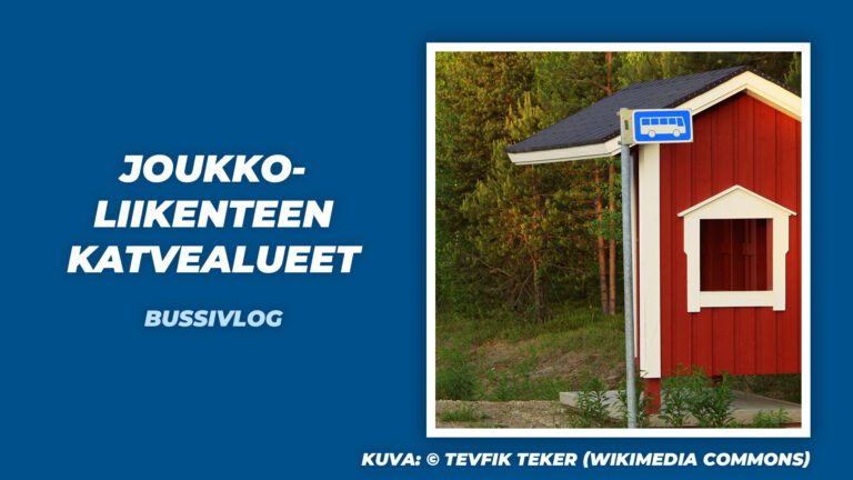 Joukkoliikenteen katvealueet – Miten käyttää JOUKKOLIIKENNETTÄ jos vuorotarjontaa ei ole?