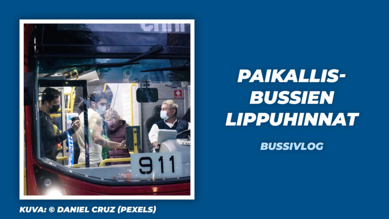Miksi paikallisbussien lippuhinnat nousee? Entä mitä korvauksia liikennöitsijöille maksetaan?
