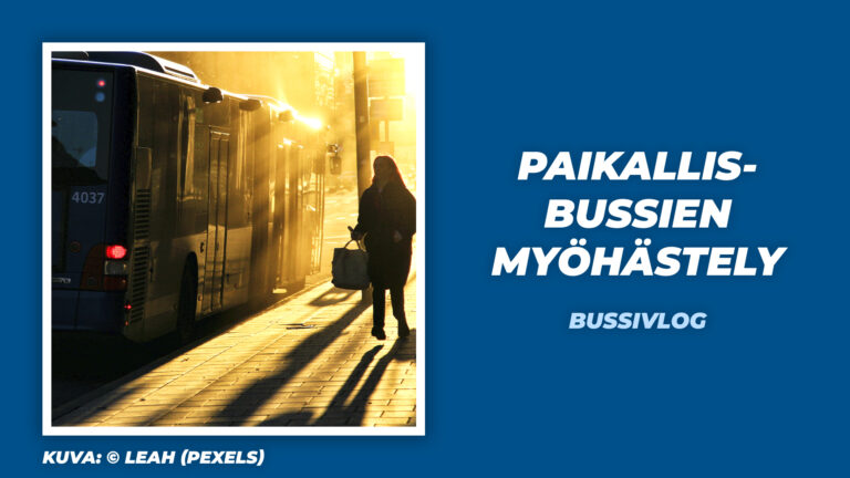 Miksi paikallisbussit myöhästelevät?