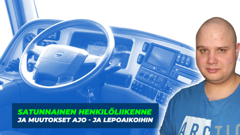 Satunnaisen henkilöliikenteen kuljettajien ajo – ja lepoaikojen muutokset