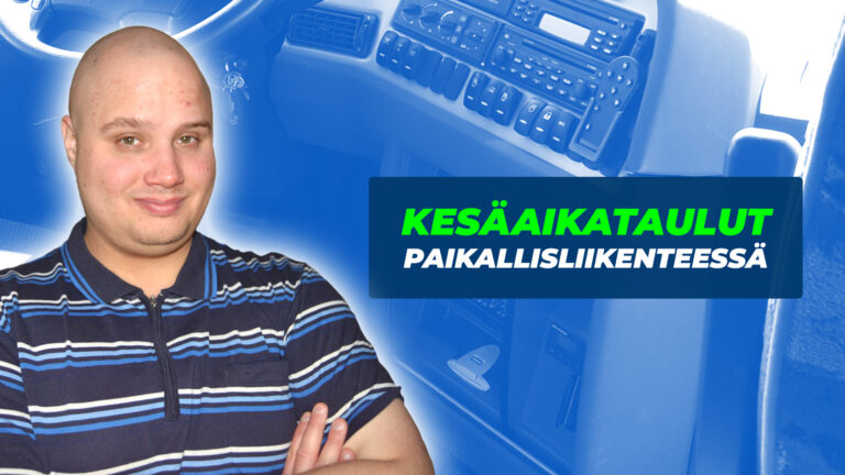 Miksi paikallisliikenteessä on KESÄAIKATAULUT?