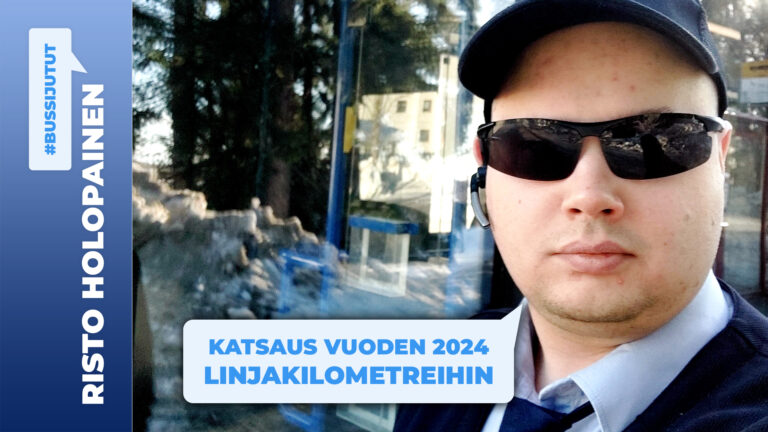 Katsaus vuonna 2024 ajamiini linjoihin ja linjakilometreihin