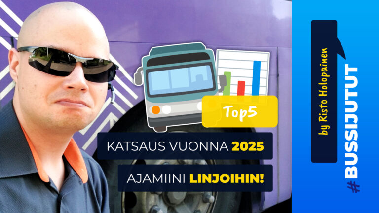 Katsaus vuonna 2025 ajamiini linjoihin ja linjakilometreihin
