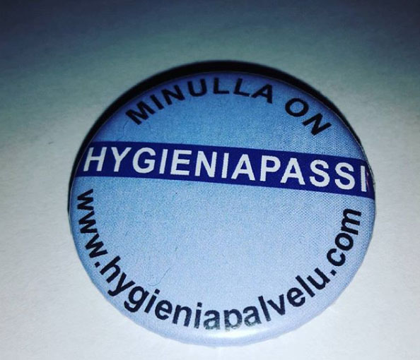 Hygieniapassi suoritettu!